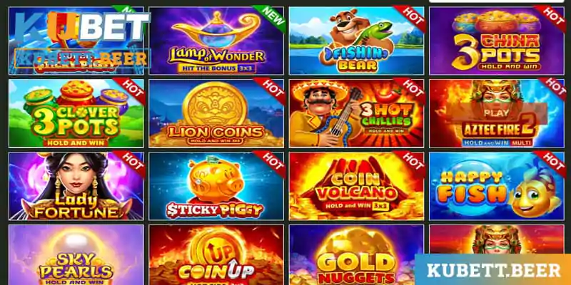 Game nổ hũ Kubet hay còn được gọi là slot machine rất được nhiều người chơi lựa chọn